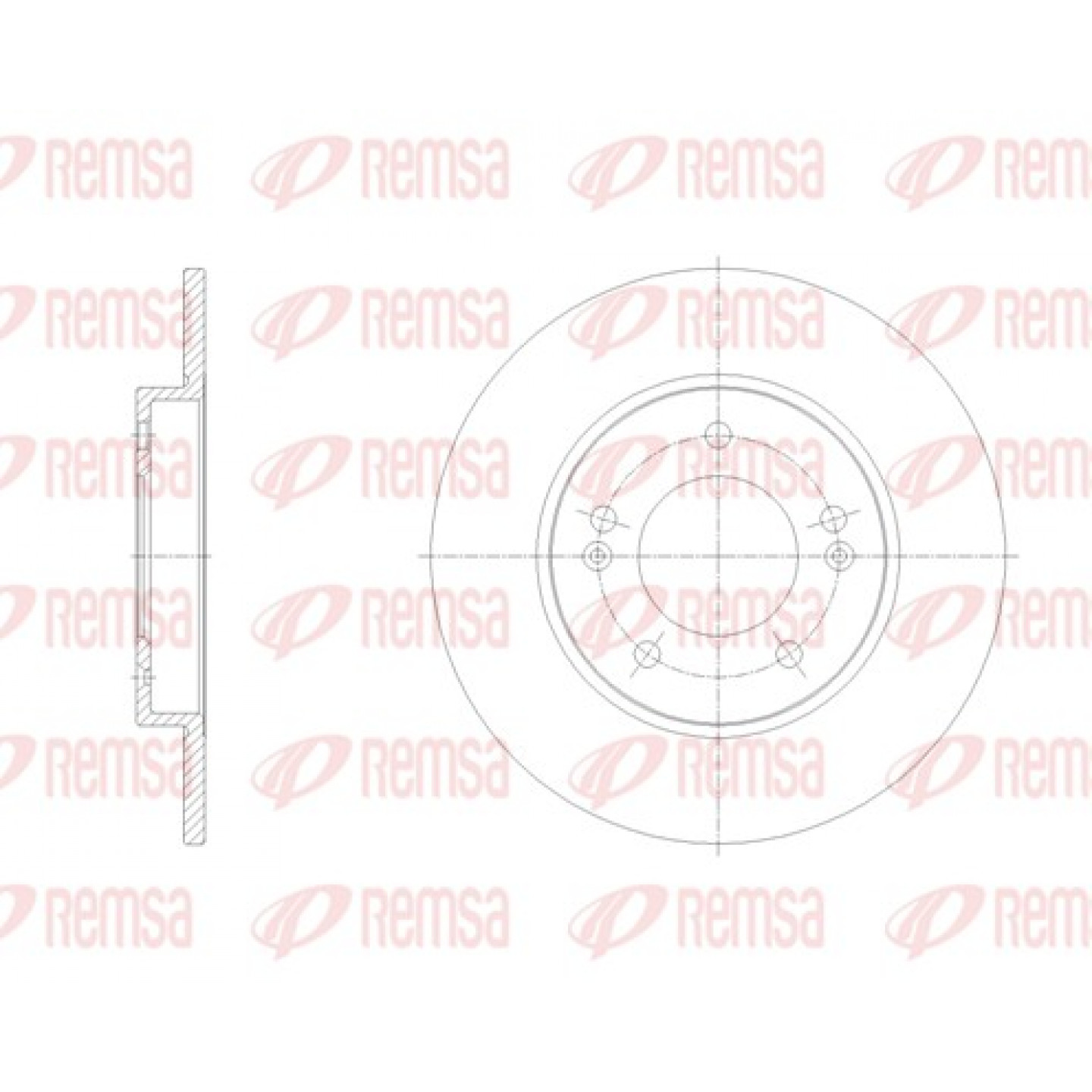 Disque de frein REMSA 62103.00