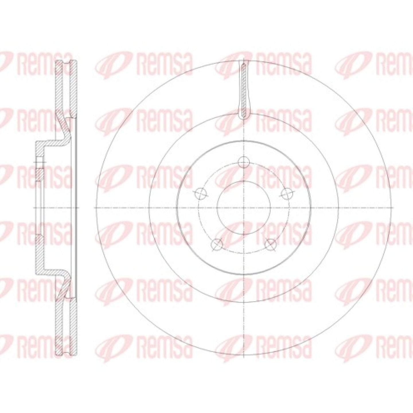 Remschijf REMSA 62114.10
