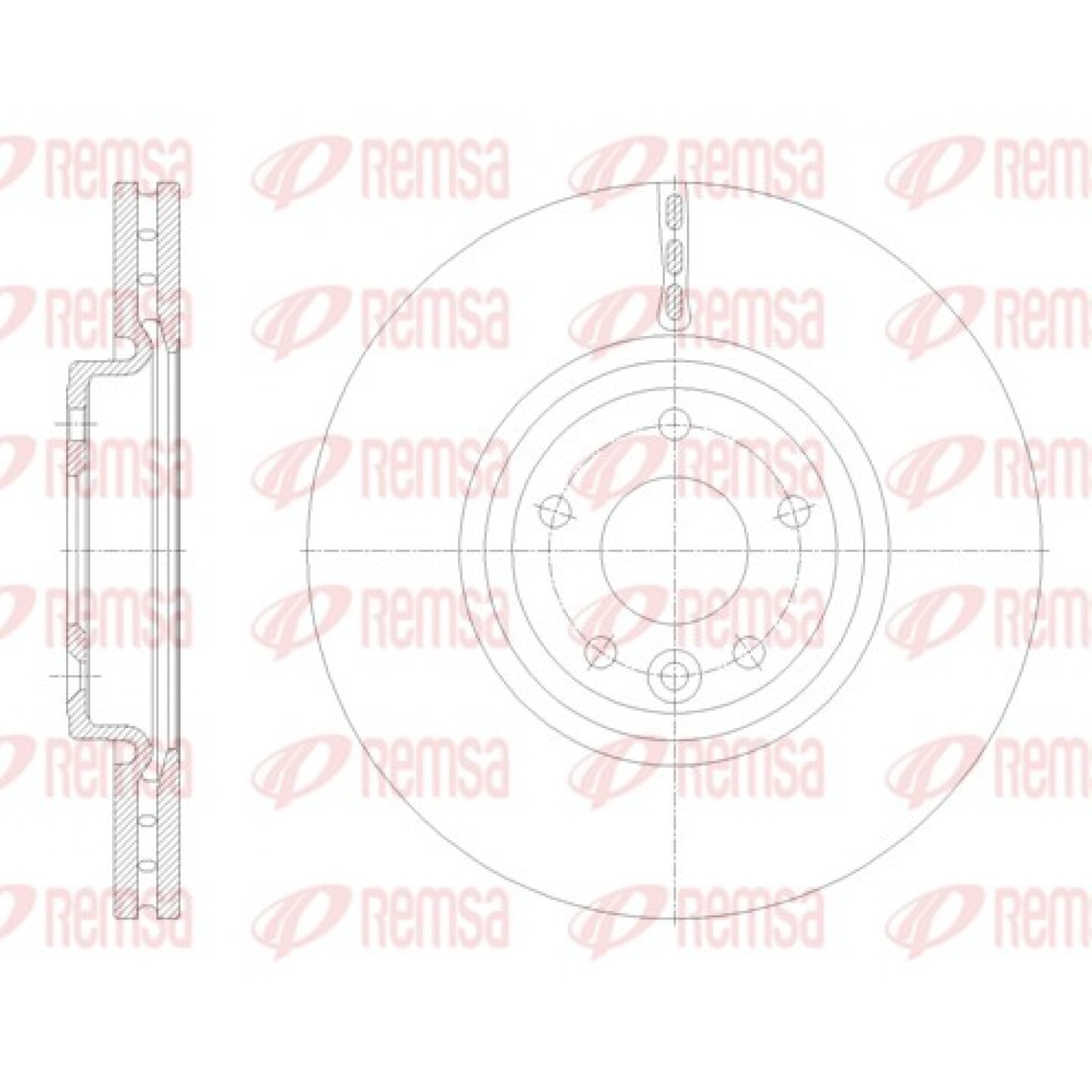Remschijf REMSA 62132.10