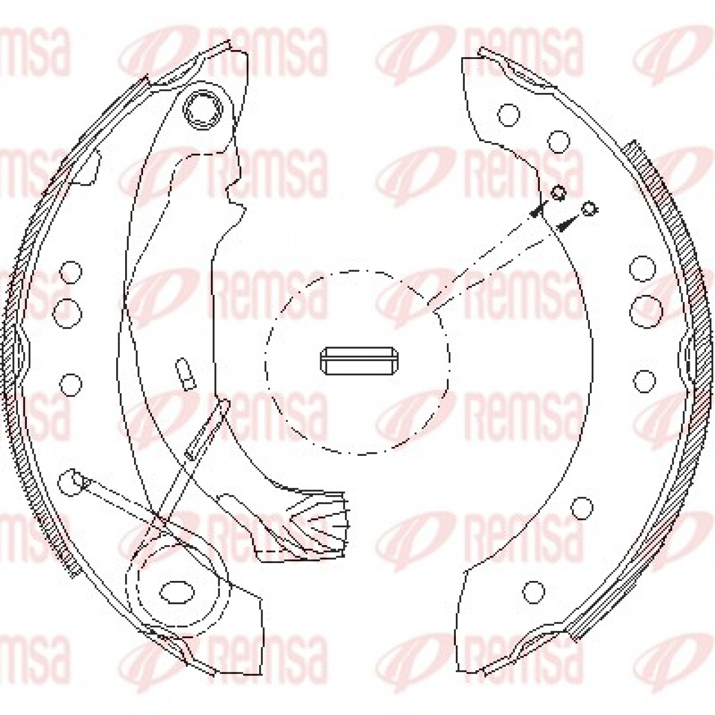 Bremsbackensatz REMSA 4149.00