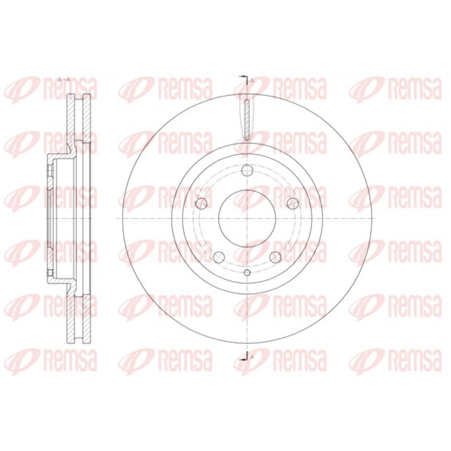 Bremsscheibe REMSA 61520.10