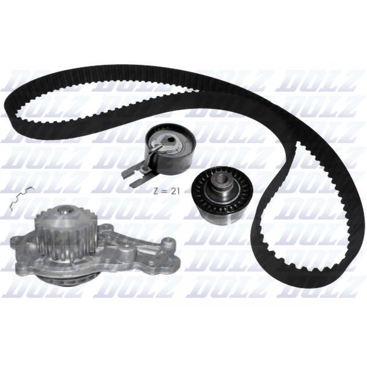 Wasserpumpe & Zahnriemensatz DOLZ KD015