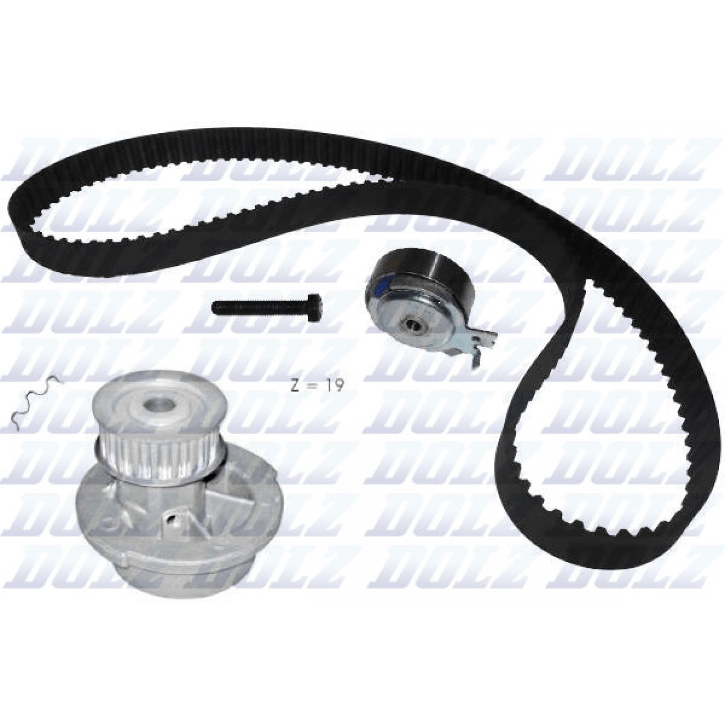 Wasserpumpe & Zahnriemensatz DOLZ KD021