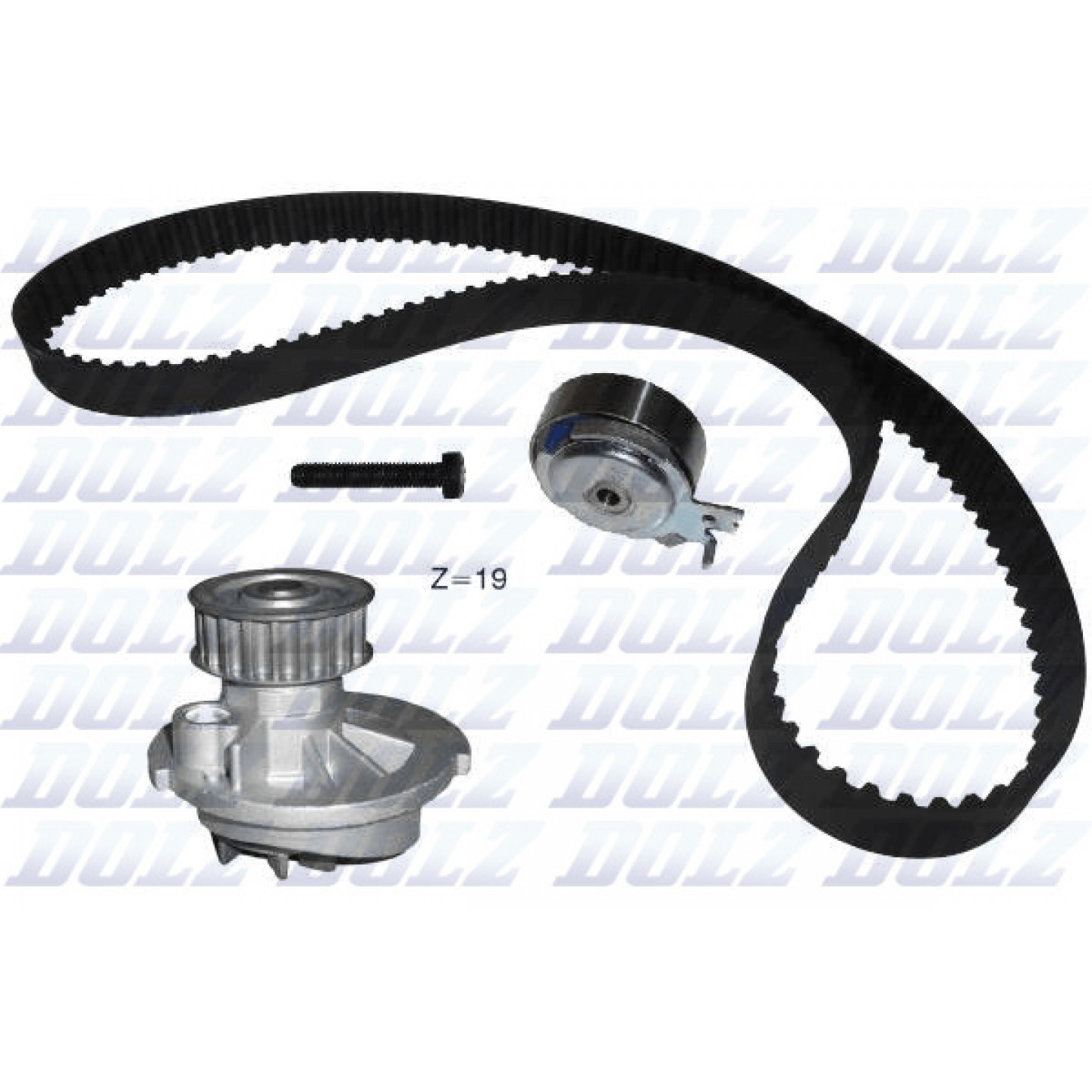 Wasserpumpe & Zahnriemensatz DOLZ KD025