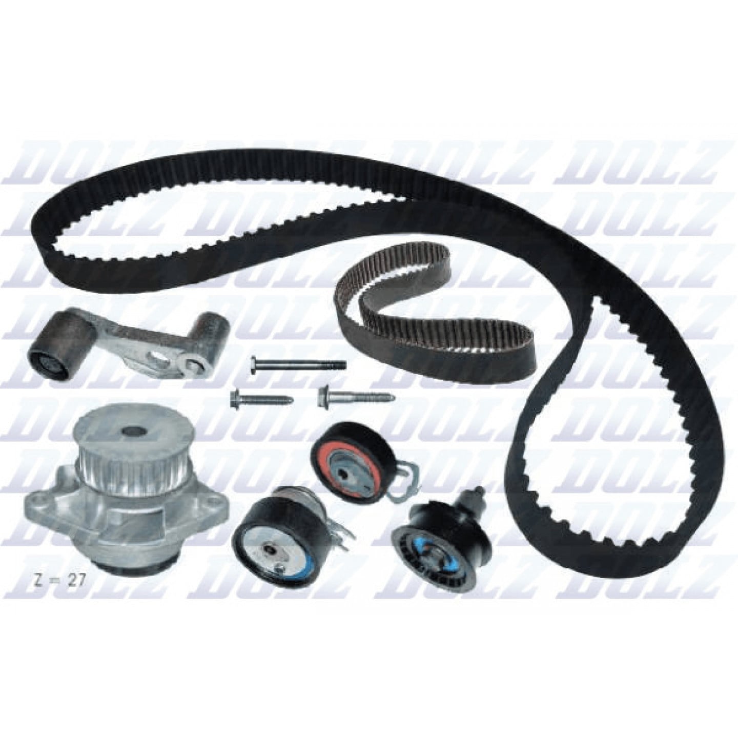 Waterpomp & distributieriemset DOLZ KD035