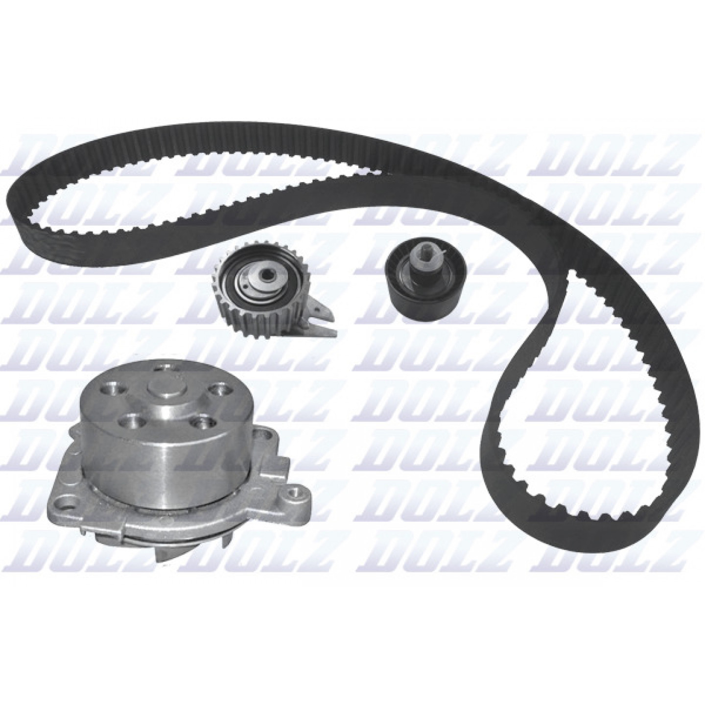 Waterpomp & distributieriemset DOLZ KD086