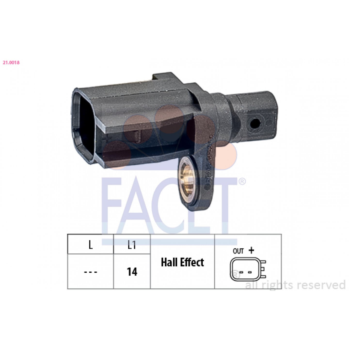 ABS Sensor FACET 21.0018