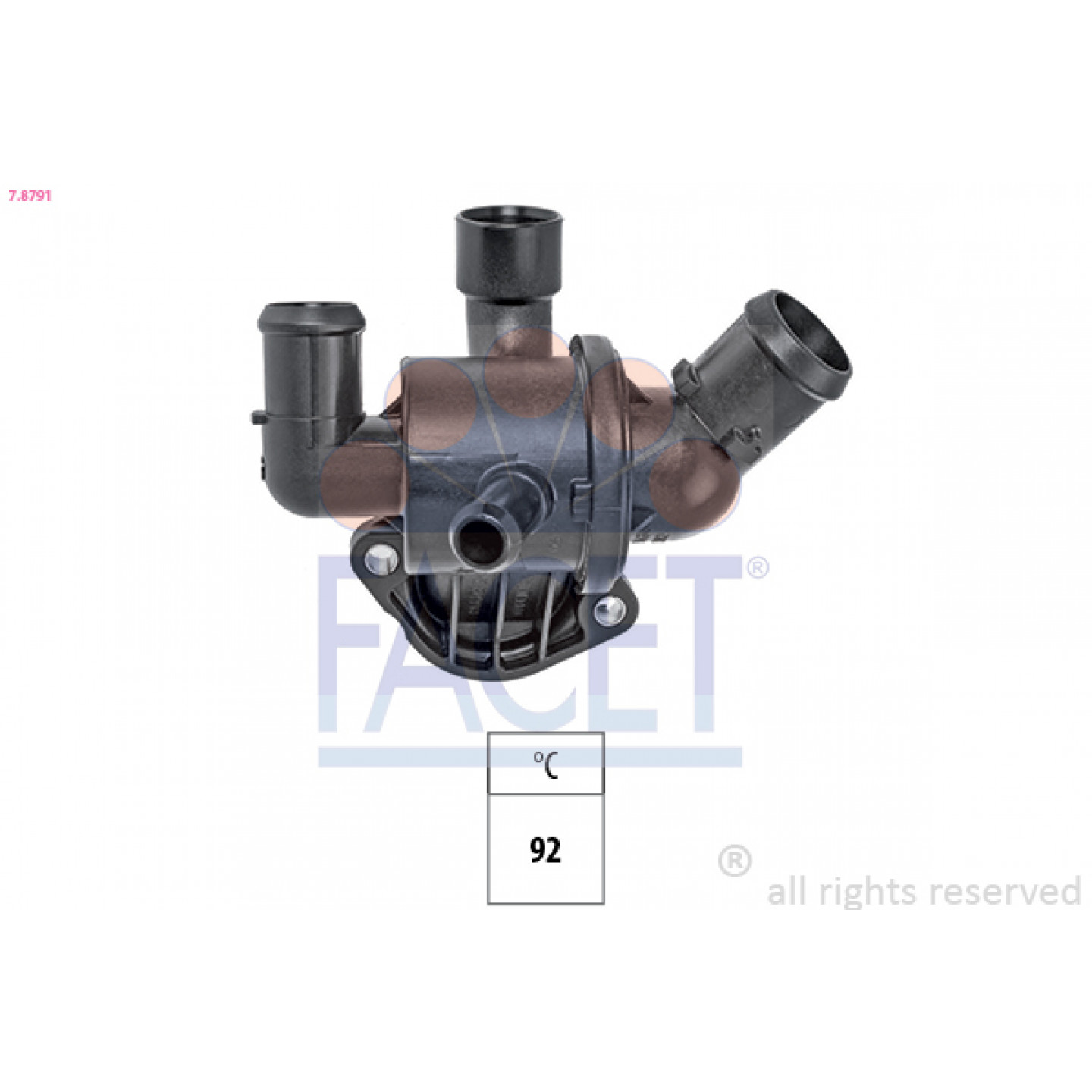 Thermostat, Kühlmittel FACET 7.8791