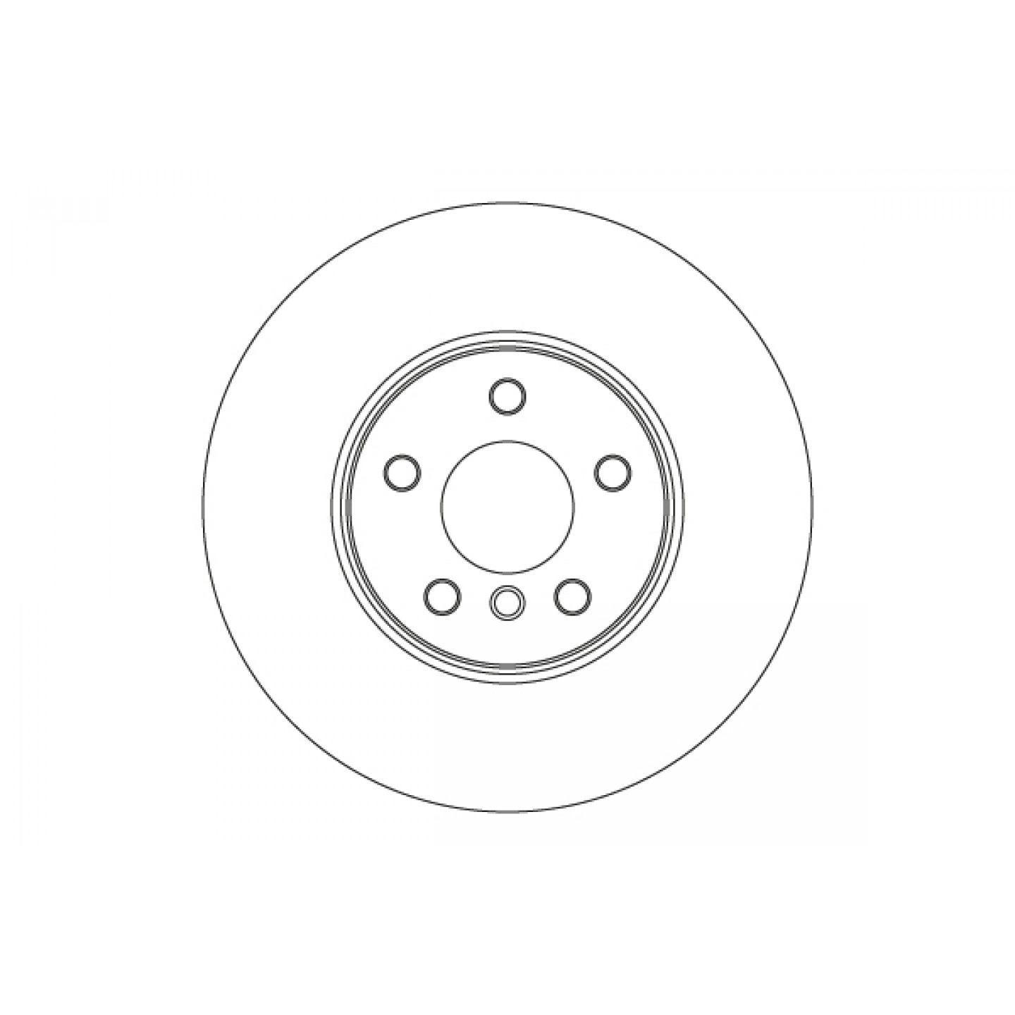 Bremsscheibe TRW DF6899S
