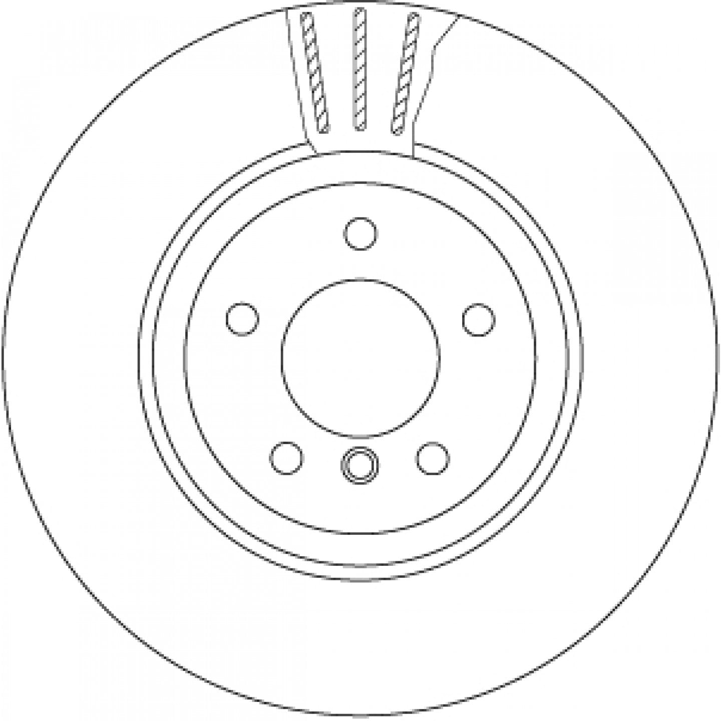Remschijf TRW DF6624S