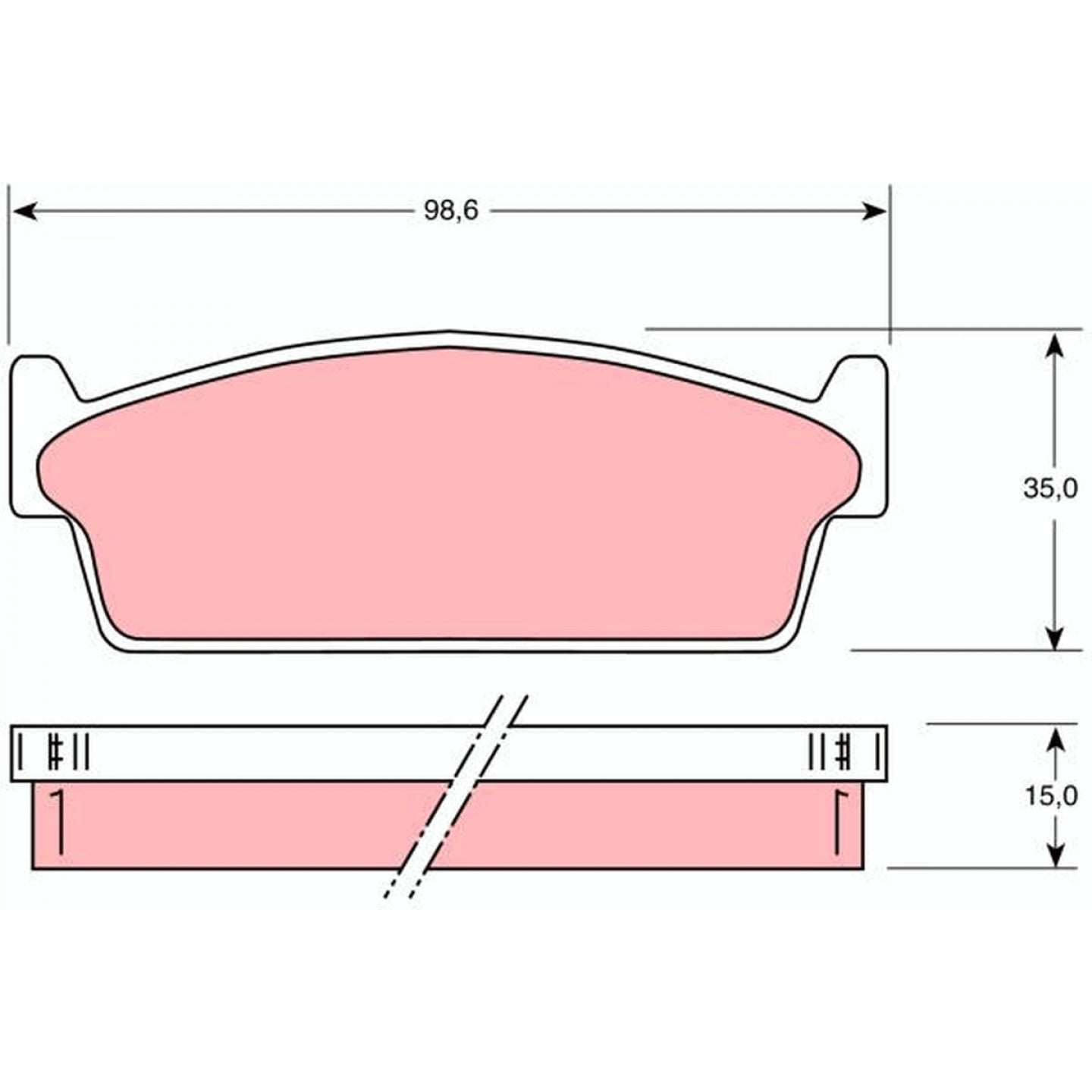 Bremseklodser TRW GDB1021