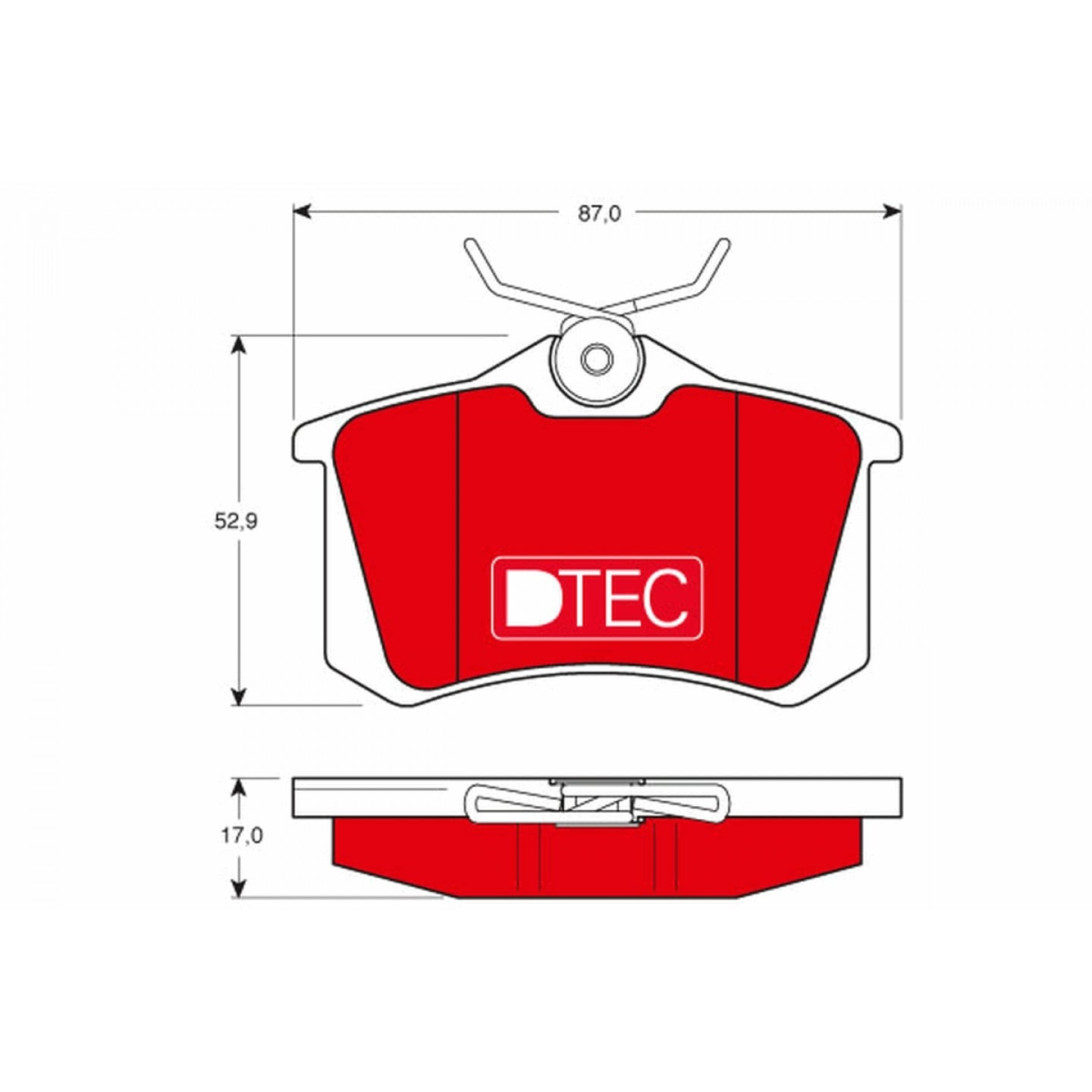 Kit pastiglie freno, Freno a disco TRW GDB1330DTE