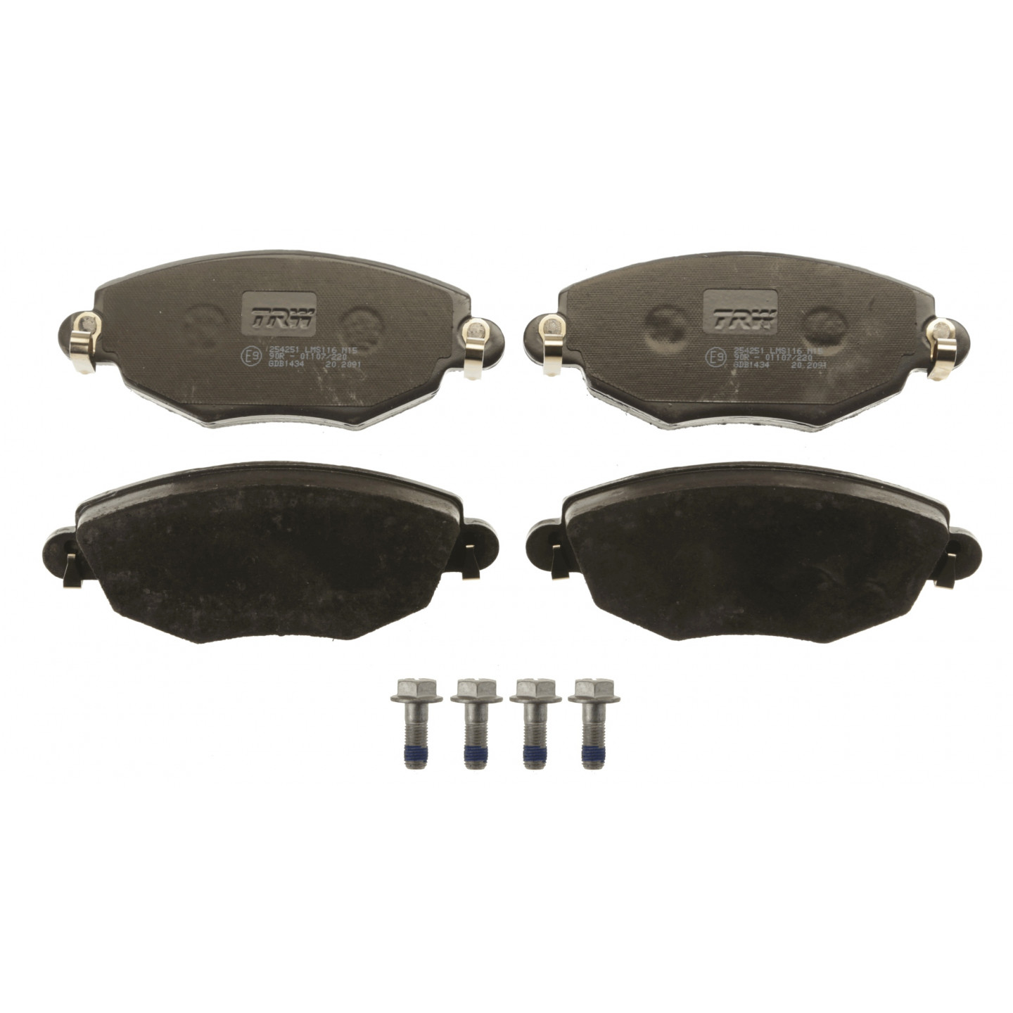 Borg & Beck BBP1707 Kit pastiglie Freno