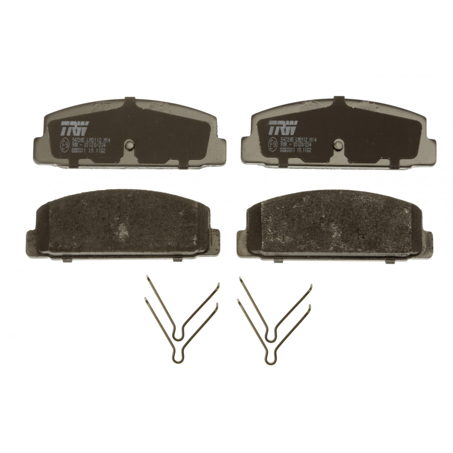 Kit Pastiglie Freno Freno A Disco Trw GDB3331 Cotec per Hyundai Assale