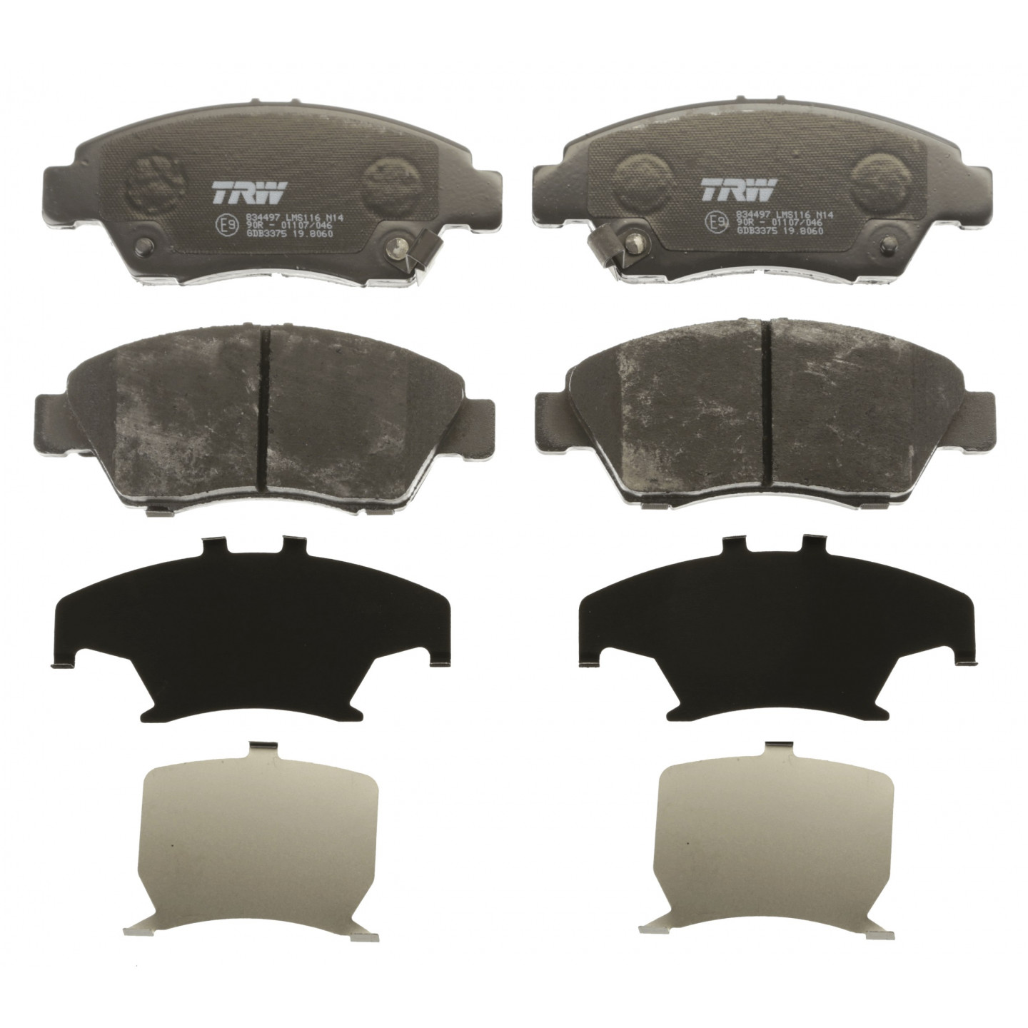 Brake Pad Set, disc brake TRW GDB3375- Trodo.com
