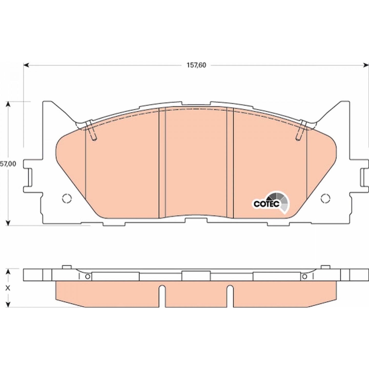 Kit pastiglie freno, Freno a disco TRW GDB3429