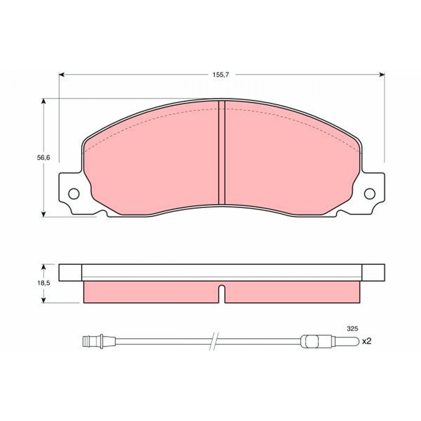 Trw Kit Pastiglie Freno, Freno A Disco Gdb344