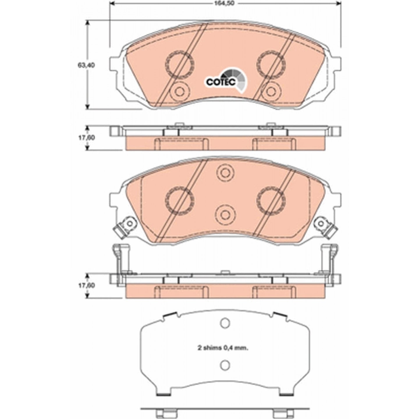 Bremseklodser TRW GDB3448