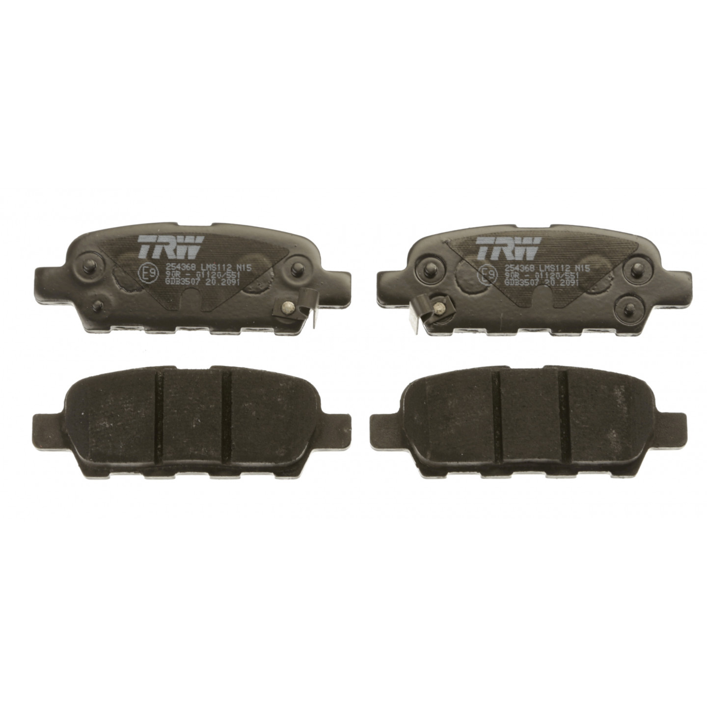 Gdb1207 Kit Pastiglie Freno Trw Ant Per Hummer