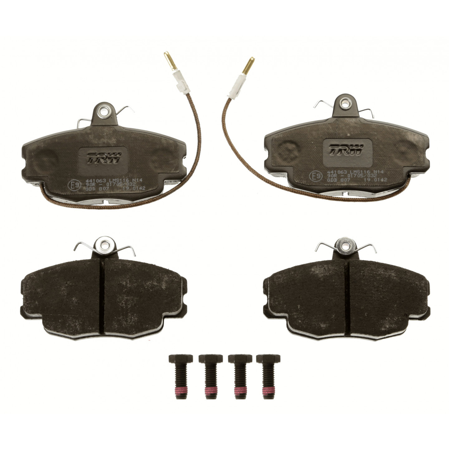 6381/1 MAPCO 140897 Kit pastiglie freni Assale anteriore, Con