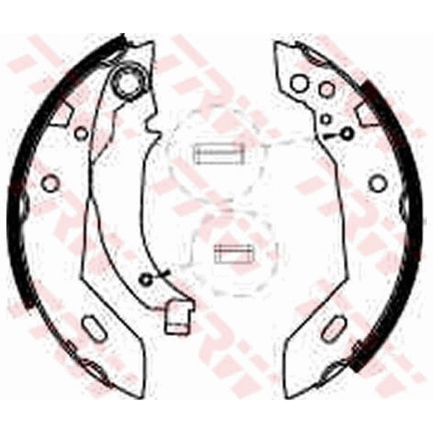 Bremsbackensatz TRW GS6228