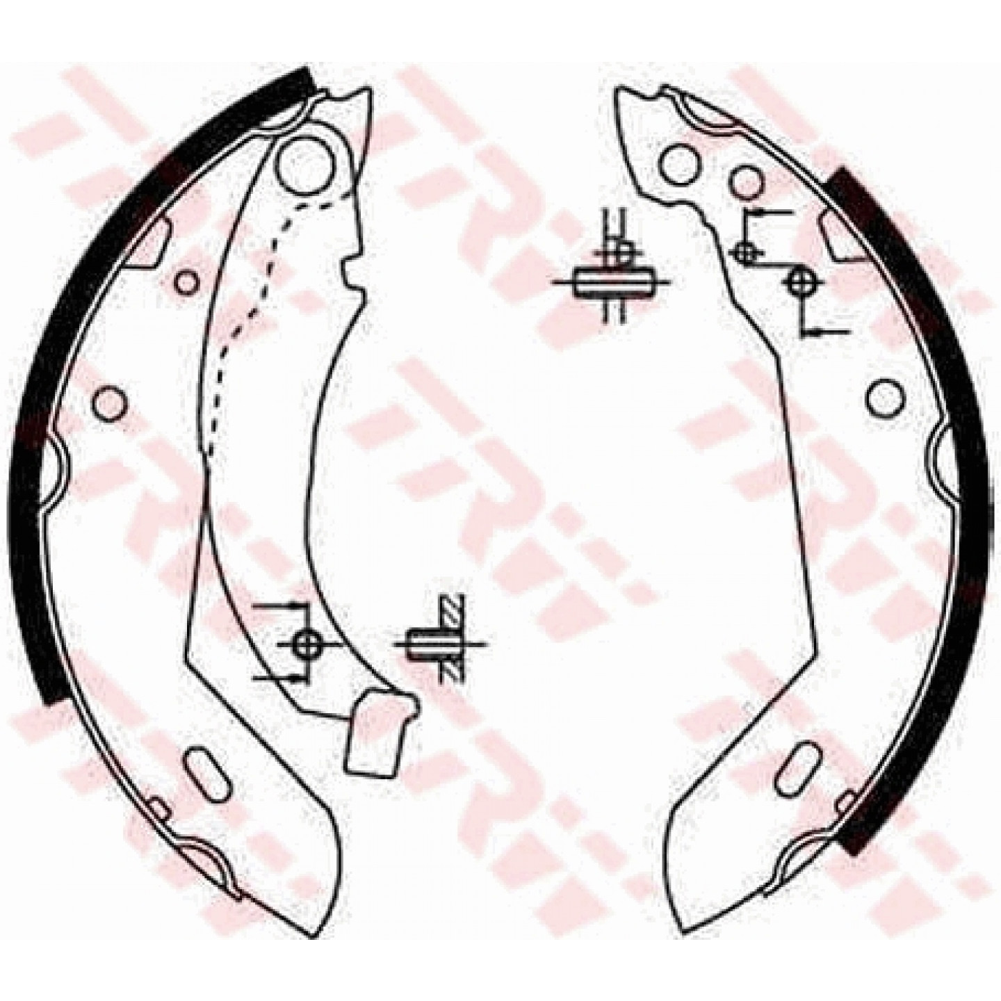 Bremsbackensatz TRW GS8158