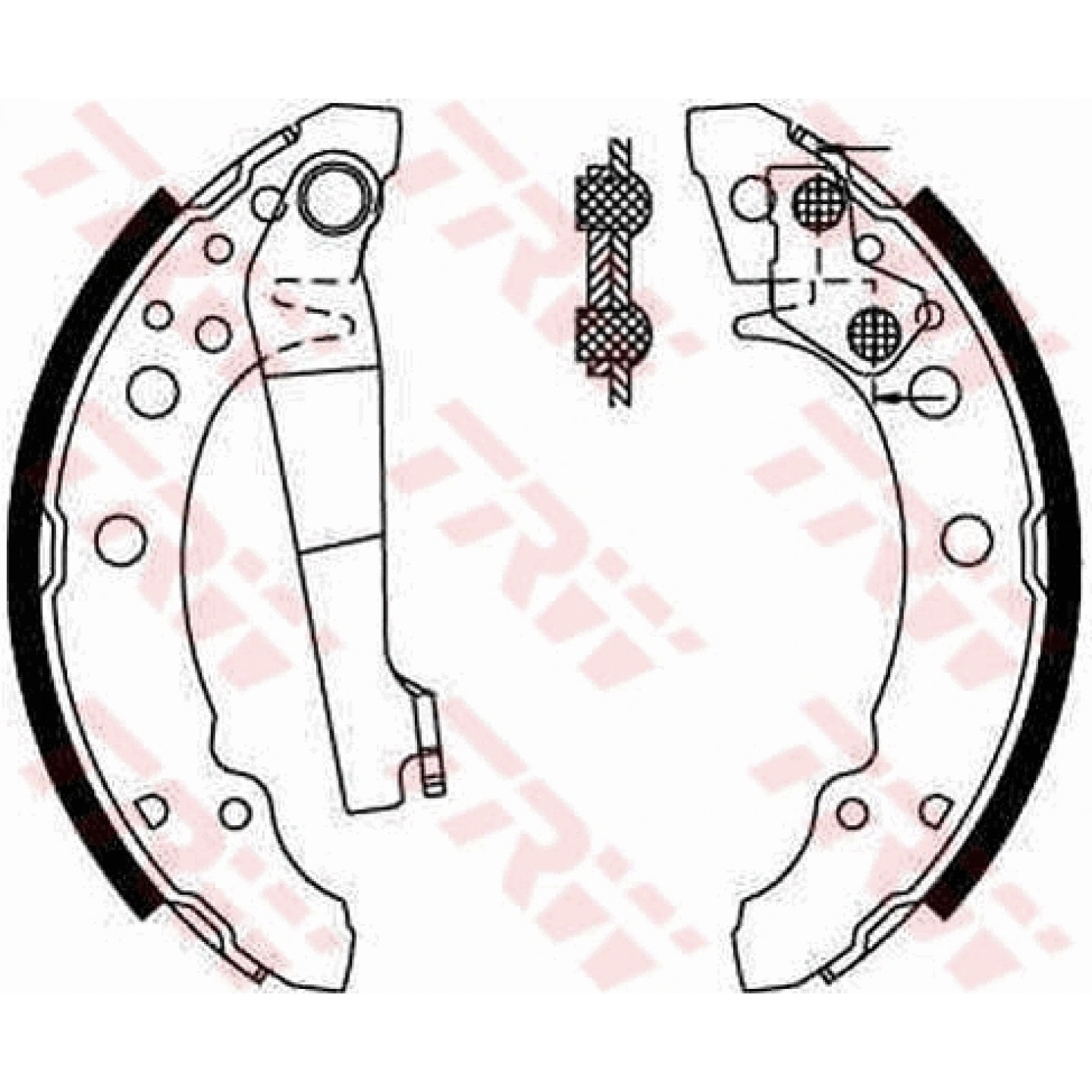 Bremsbackensatz TRW GS8166