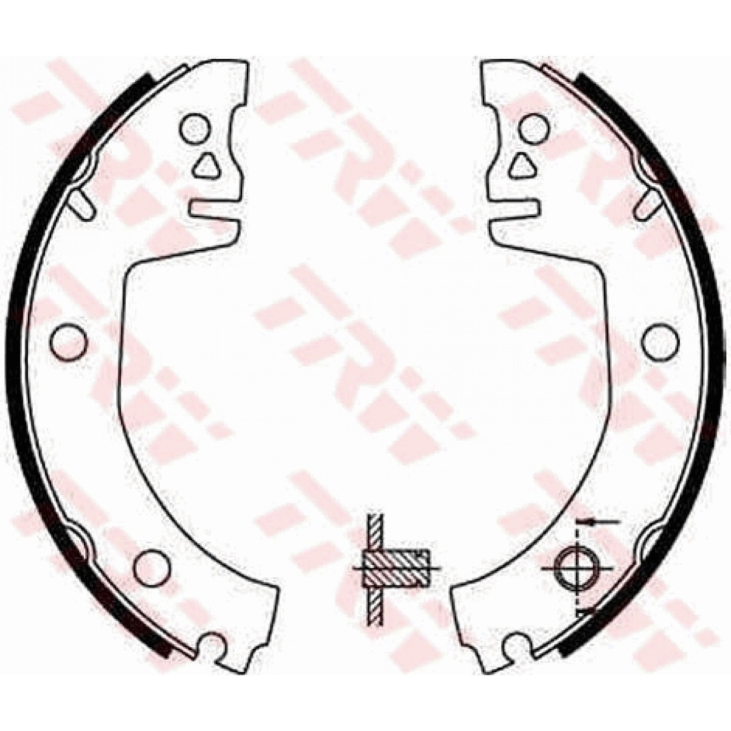 Bremsbackensatz TRW GS8300