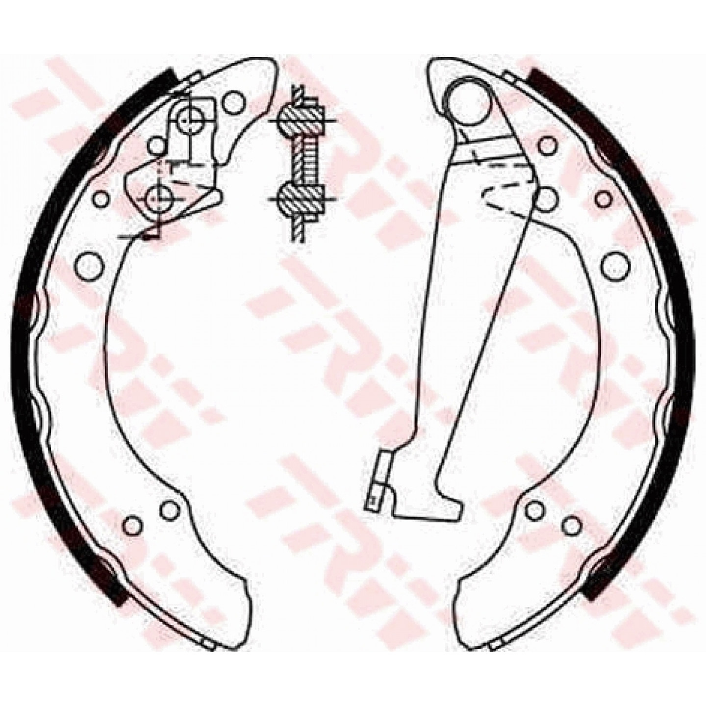 Bremsbackensatz TRW GS8526