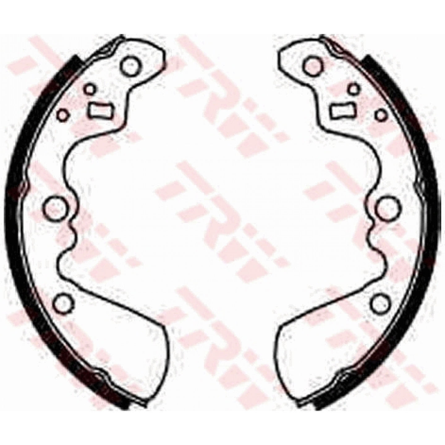 Bremsbackensatz TRW GS8597