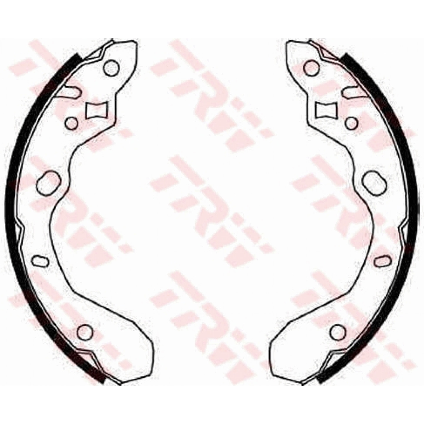 Bremsbackensatz TRW GS8661