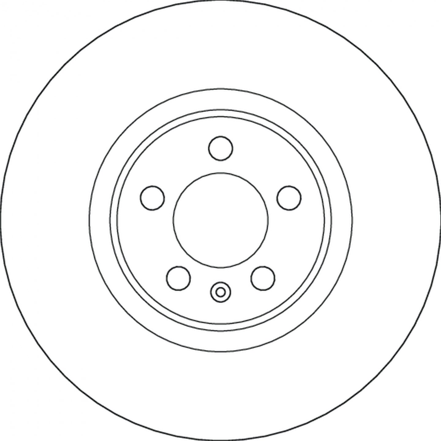 Remschijf TRW DF6797S