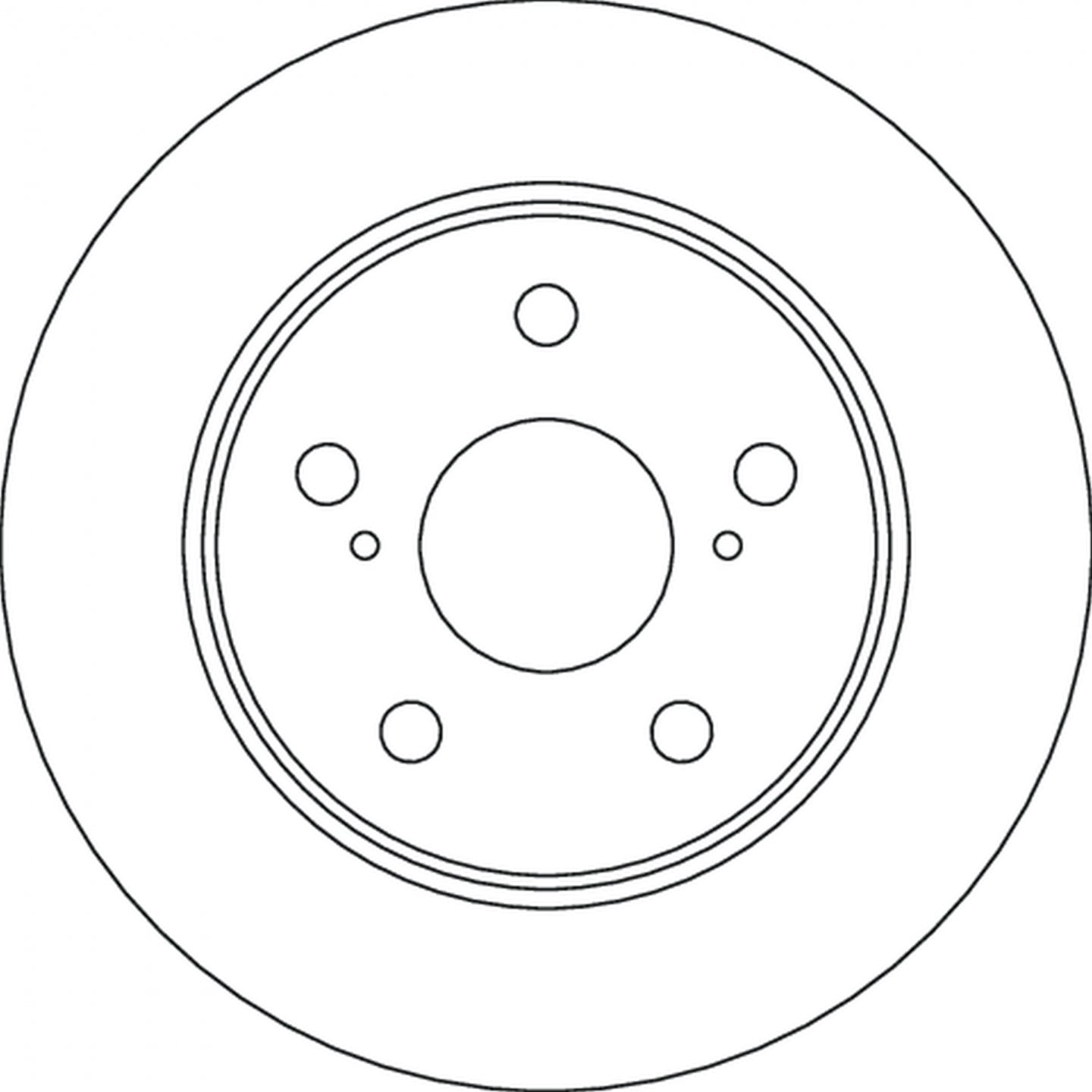 Bremseskive TRW DF6773