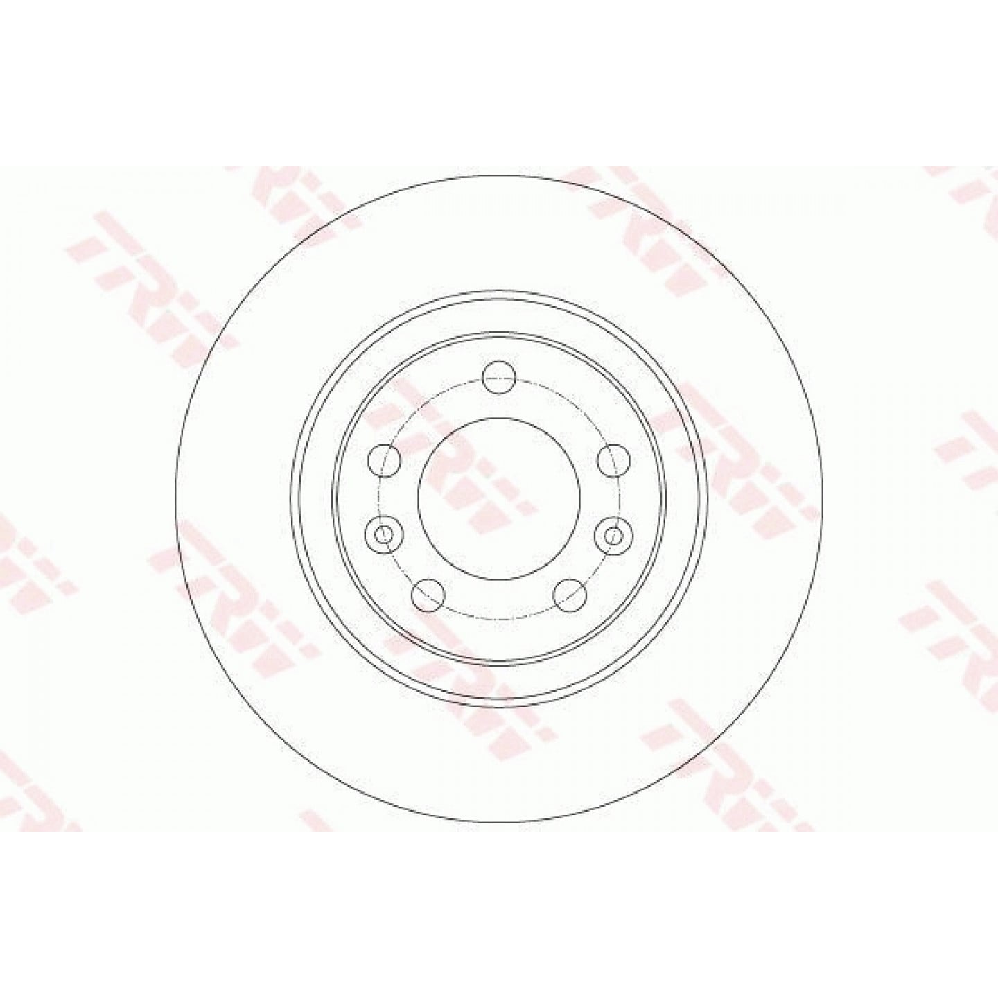 Remschijf TRW DF6134