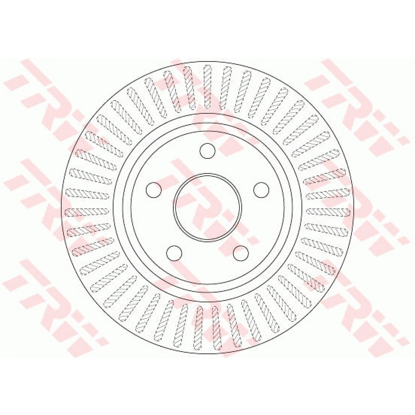 Remschijf TRW DF6251