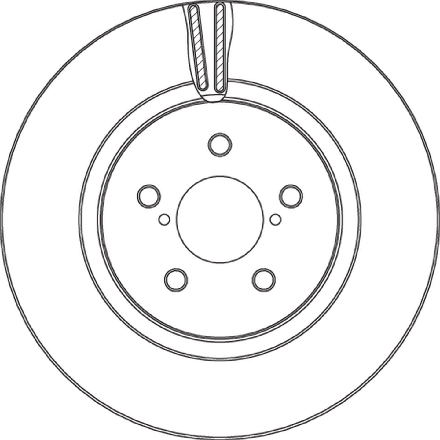 Remschijf TRW DF6851