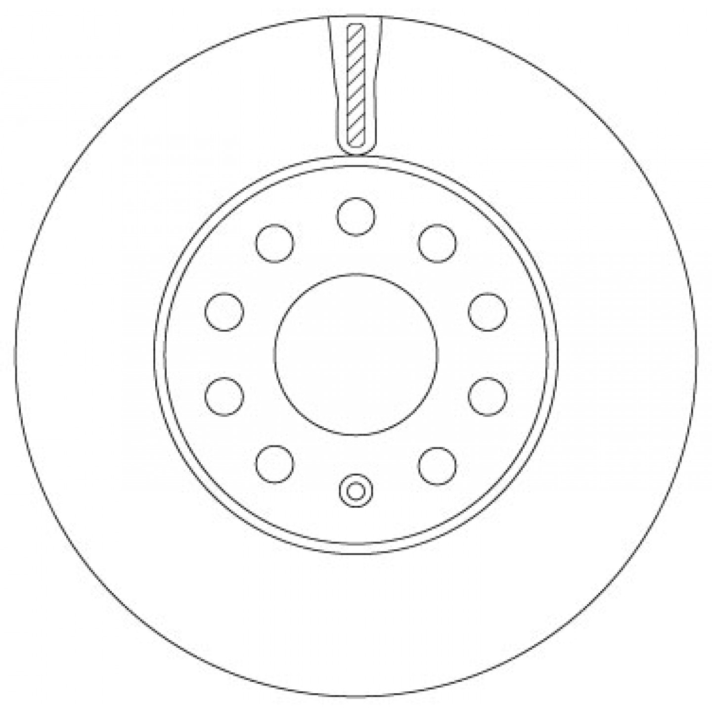 Bremsscheibe TRW DF6903S