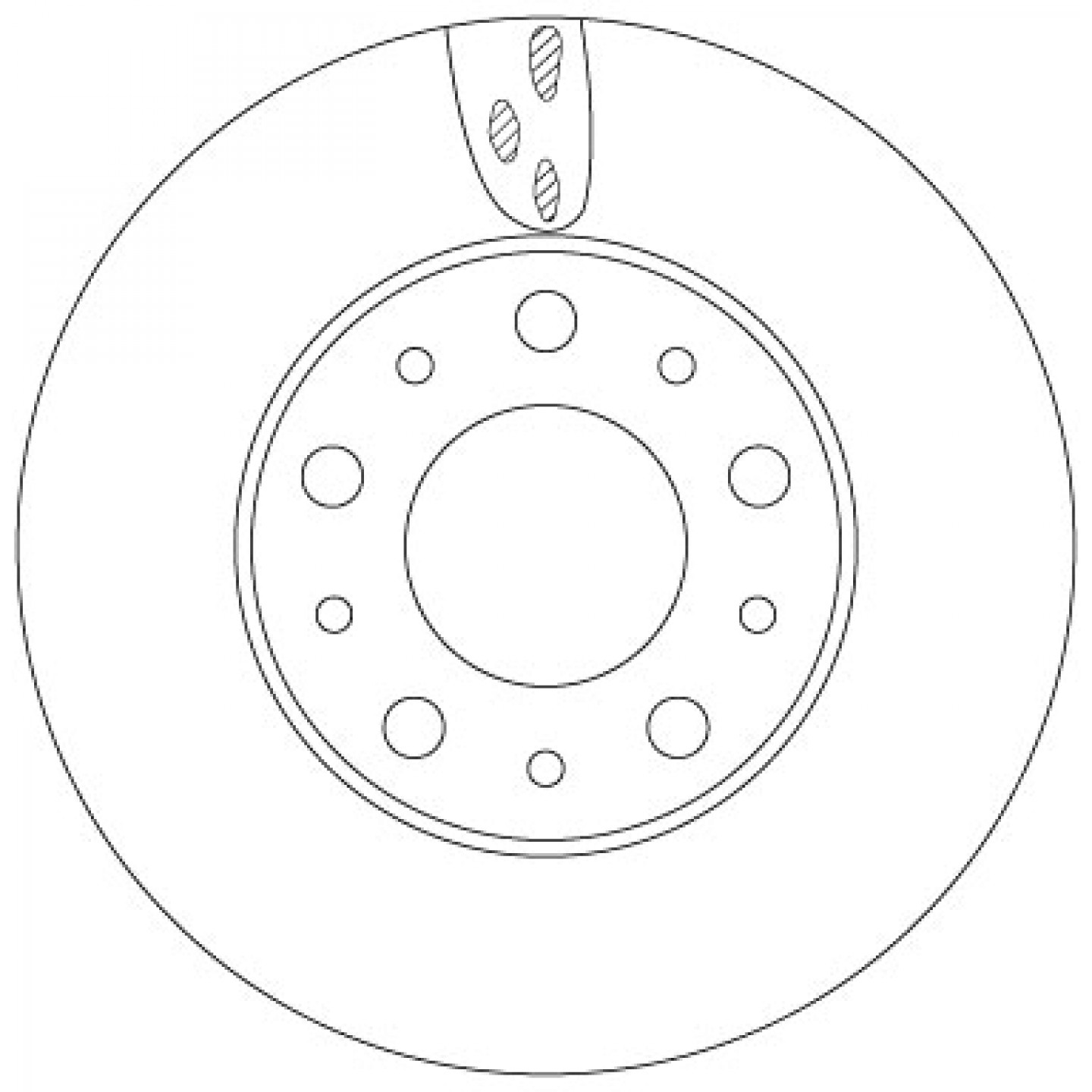 Bremseskive TRW DF6918S