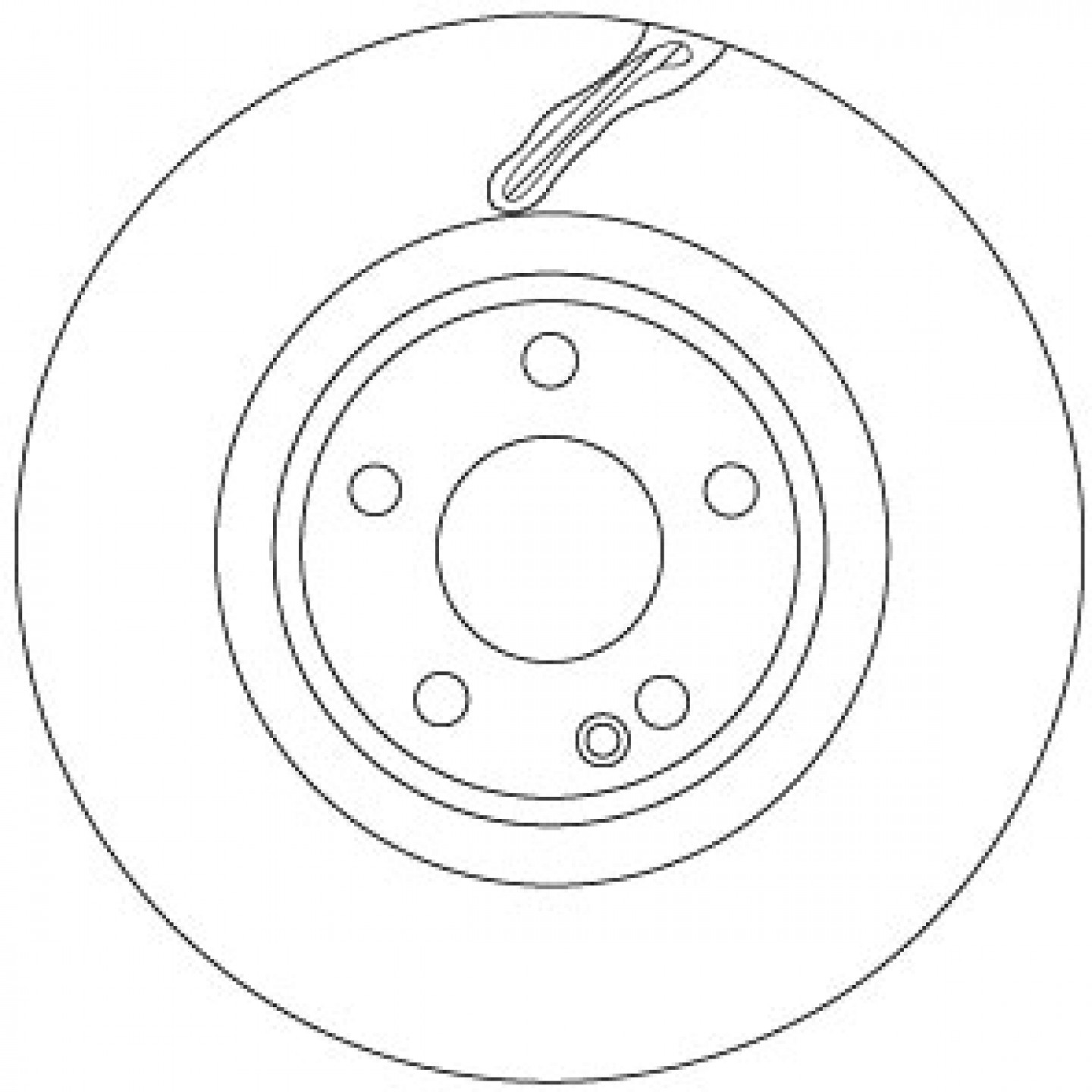 Bremseskive TRW DF6867