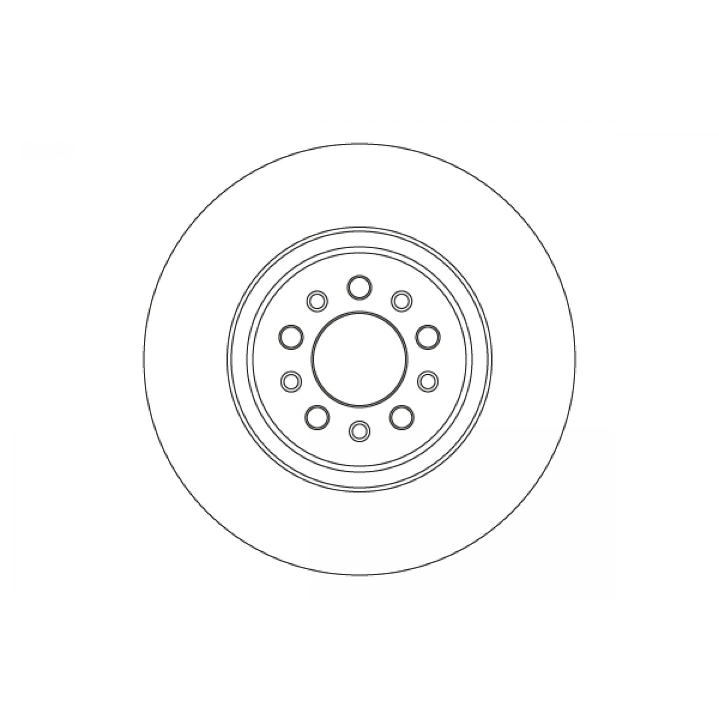Discofreno TRW DF6837S