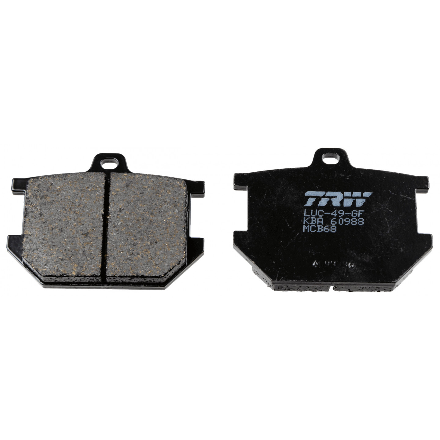 Kit de plaquettes de frein, frein à disque TRW MCB68