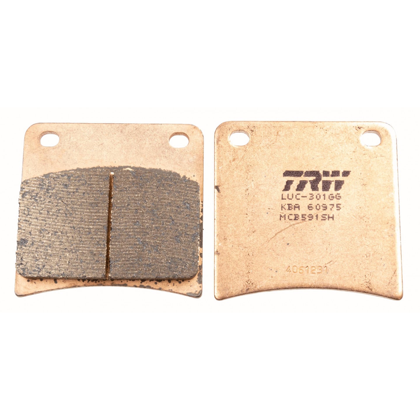 Kit de plaquettes de frein, frein à disque TRW MCB591SH
