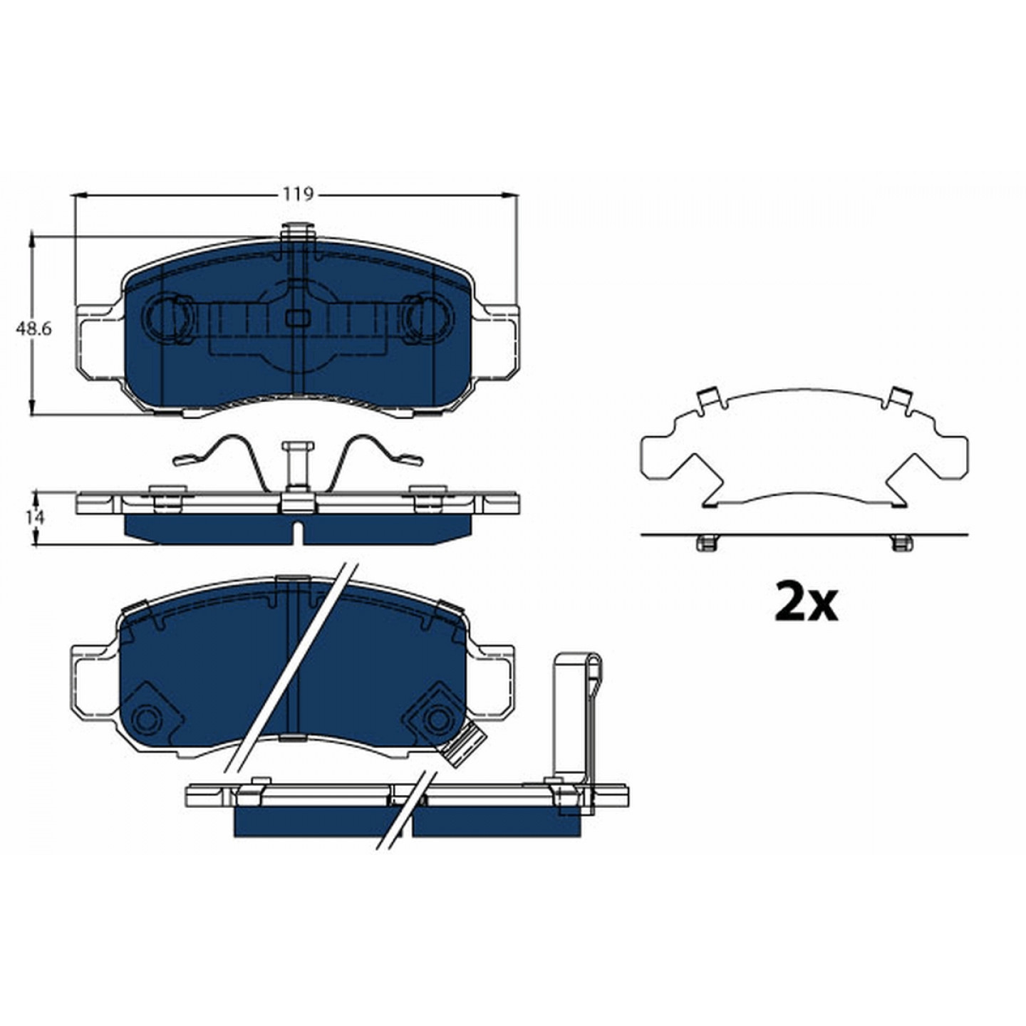 Trw Kit Pastiglie Freno, Freno A Disco Gdb3376bte