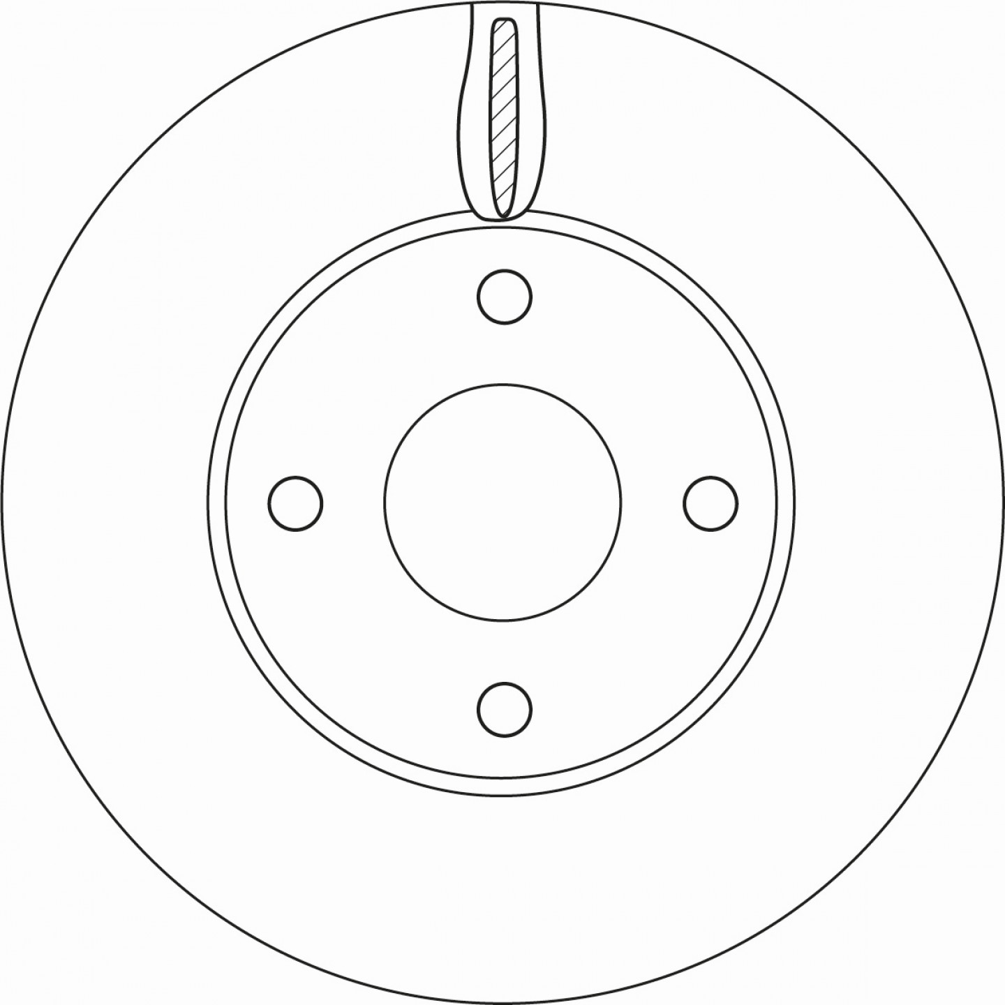 Remschijf TRW DF6593