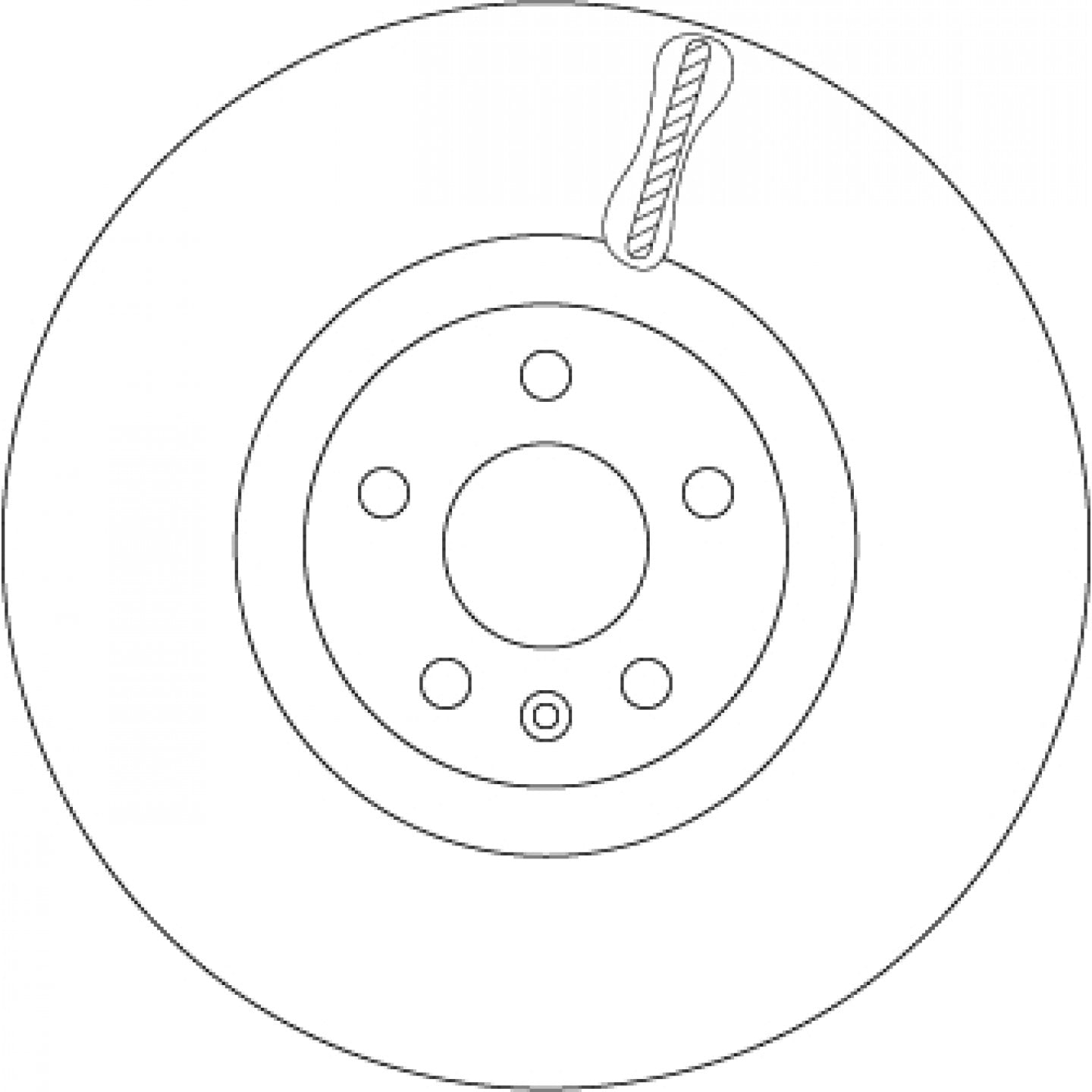 Discofreno TRW DF6939S