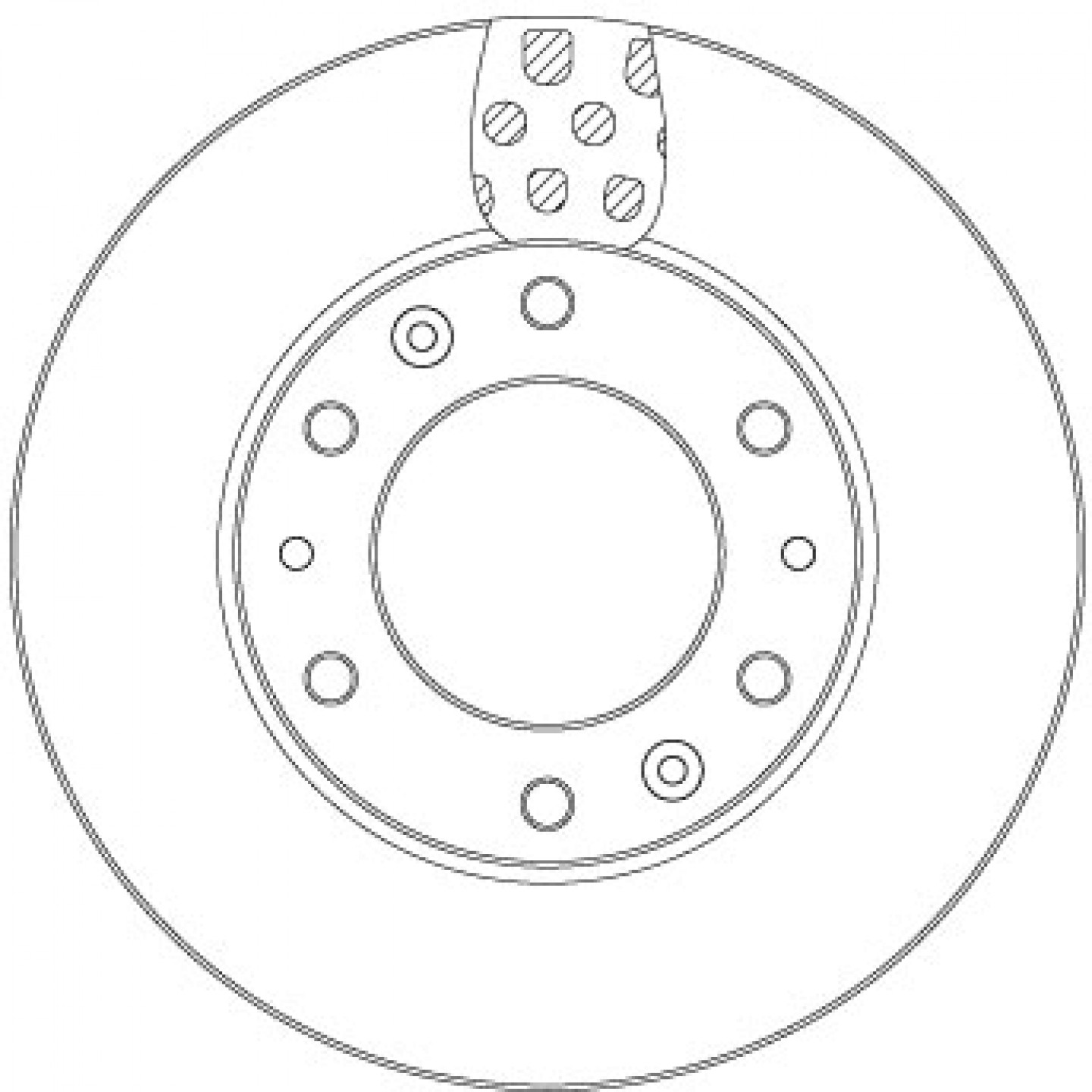 Remschijf TRW DF6962S