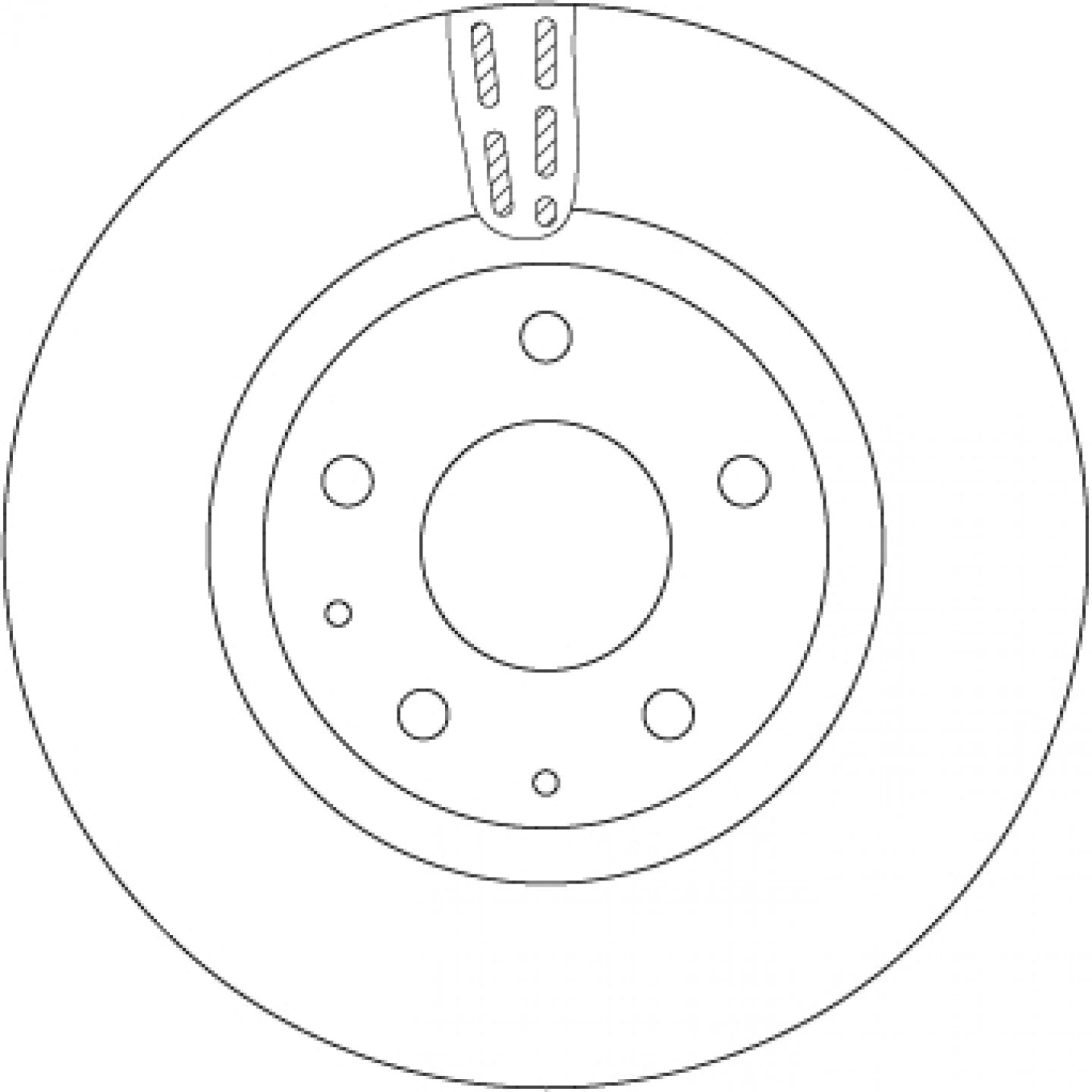 Bremsscheibe TRW DF6575