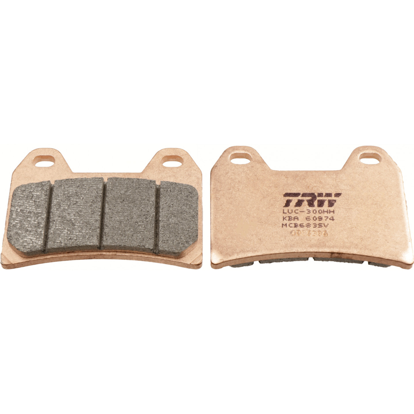 Kit de plaquettes de frein, frein à disque TRW MCB683SV