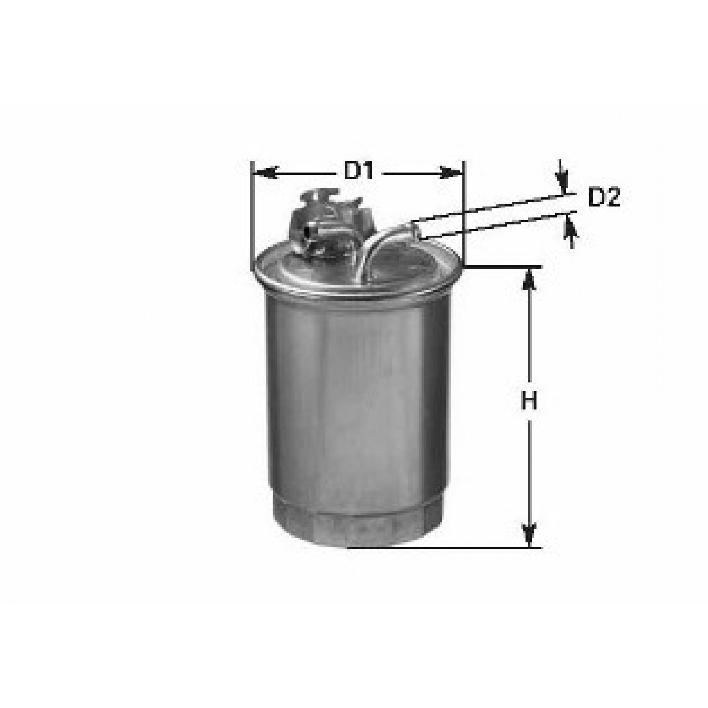 Filtro combustible CLEAN FILTERS DN1942