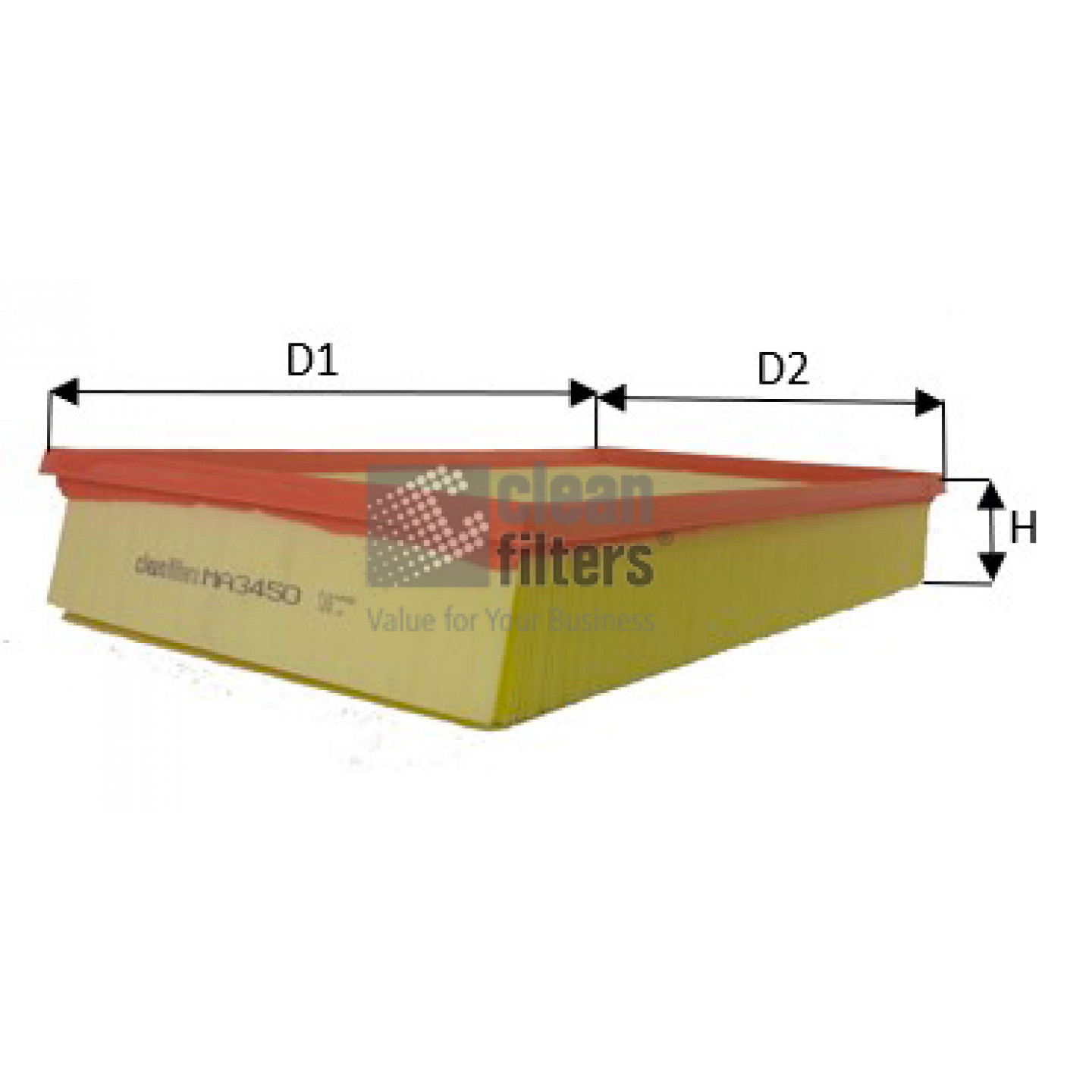Luchtfilter CLEAN FILTERS MA3450